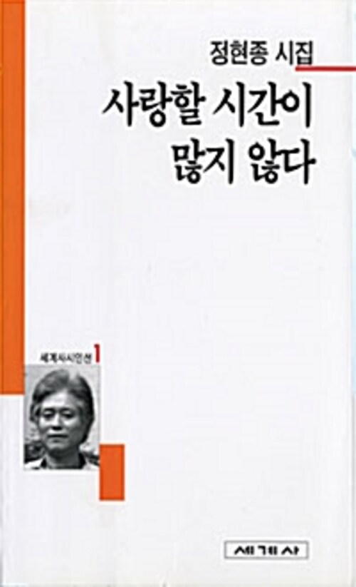 사랑할 시간이 많지 않다 - 세계사 시인선 01