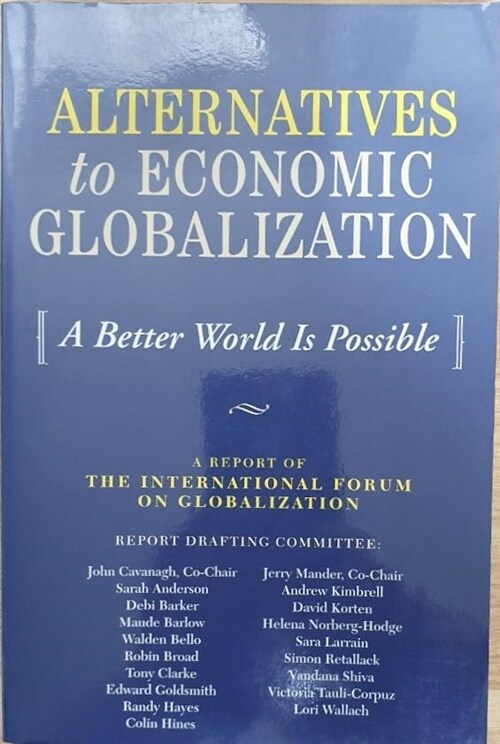 [중고] Alternatives to Economic Globalization (Paperback, 2)