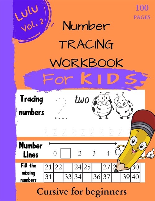 Number Tracing book for Preschoolers: Tracing numbers books for kids ages 3-5. preschool number tracing for learning write numbers kinder number book (Paperback)