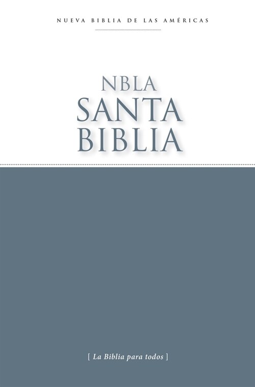 Nbla Santa Biblia, Edici? Econ?ica, Tapa R?tica (Paperback)