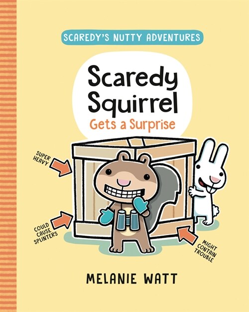 Scaredy Squirrel Gets a Surprise: (A Graphic Novel) (Hardcover)