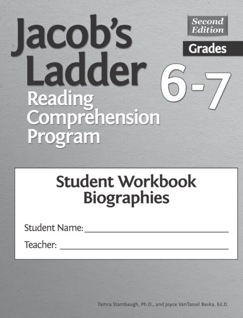 Jacobs Ladder Reading Comprehension Program: Grades 6-7, Student Workbooks, Biographies (Set of 5) (Paperback, 2)