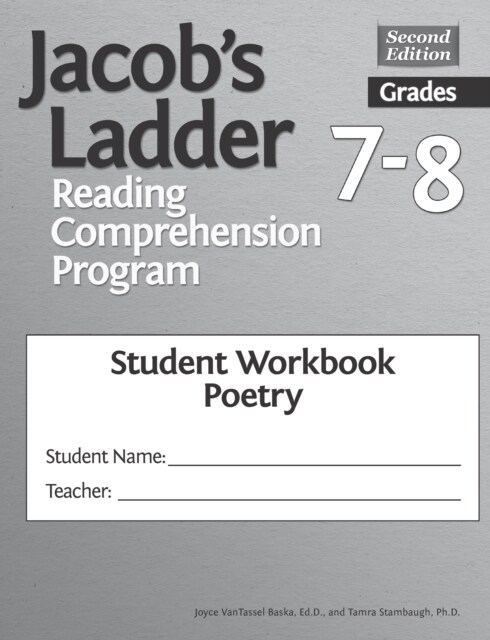 Jacobs Ladder Reading Comprehension Program: Grades 7-8, Student Workbooks, Poetry (Set of 5) (Paperback, 2)