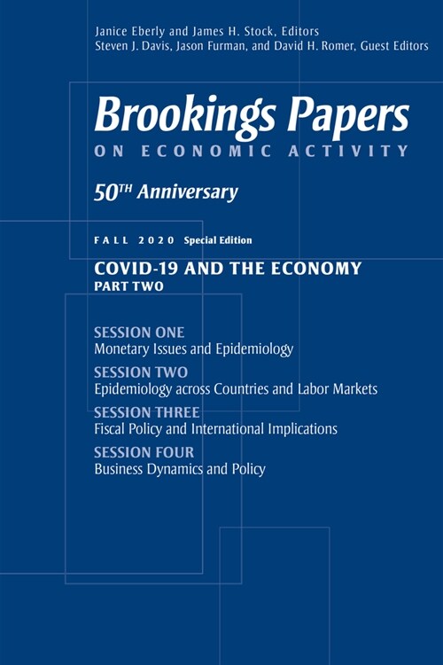 Brookings Papers on Economic Activity: Fall 2020 (Paperback)