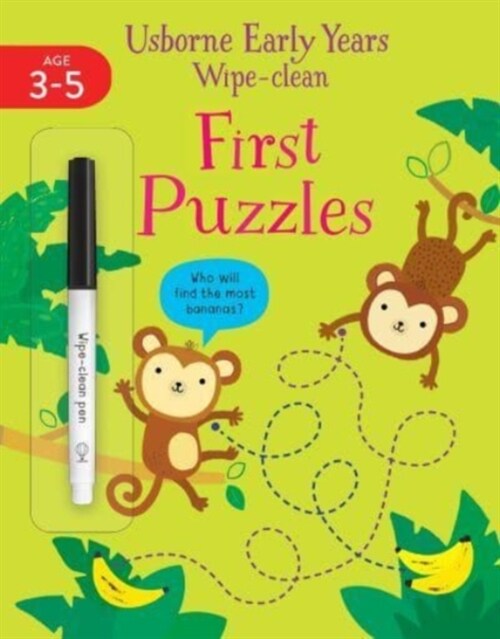 Early Years Wipe-Clean First Puzzles (Paperback)