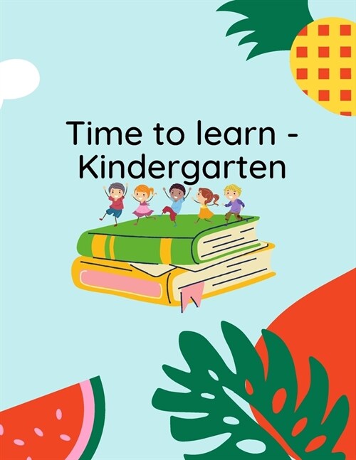 Childrens Kindergarten-1st Grade Learning Activity Book: Activity Book (Paperback)