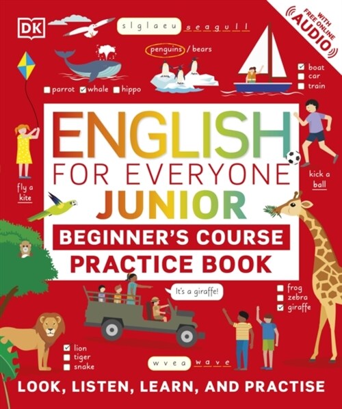 English for Everyone Junior Beginners Practice Book : Look, Listen, Learn, and Practise (Paperback)
