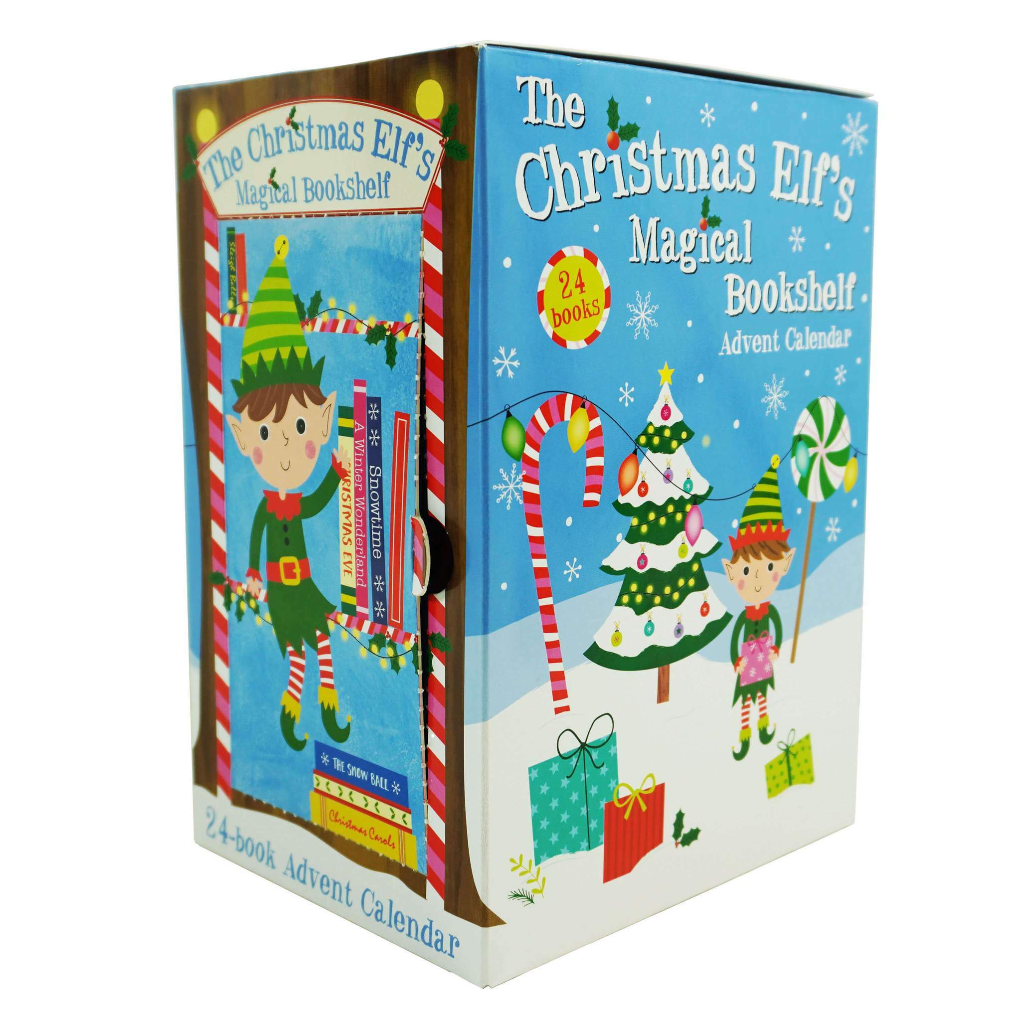 The Christmas Elfs Magical Bookshelf Advent Calendar : Contains 24 books! (Paperback)