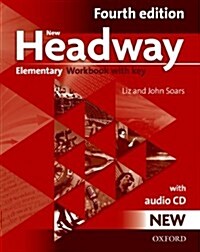 [중고] New Headway: Elementary: Workbook + Audio CD with Key (Paperback)