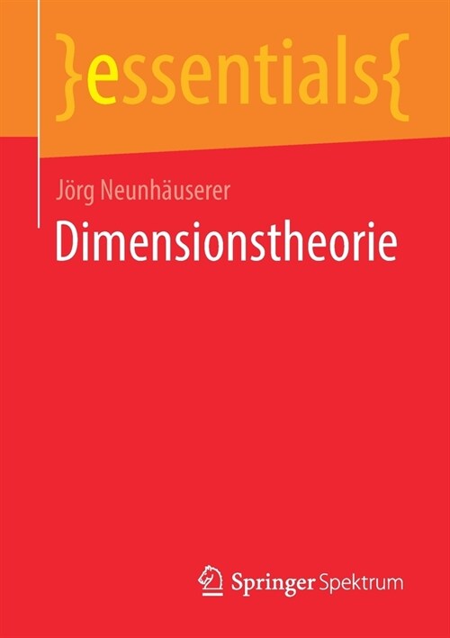 Dimensionstheorie (Paperback)