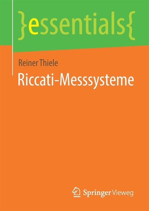 Riccati-Messsysteme (Paperback)