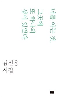 너를 아는 것, 그곳에 또 하나의 생이 있었다 :김신용 시집 