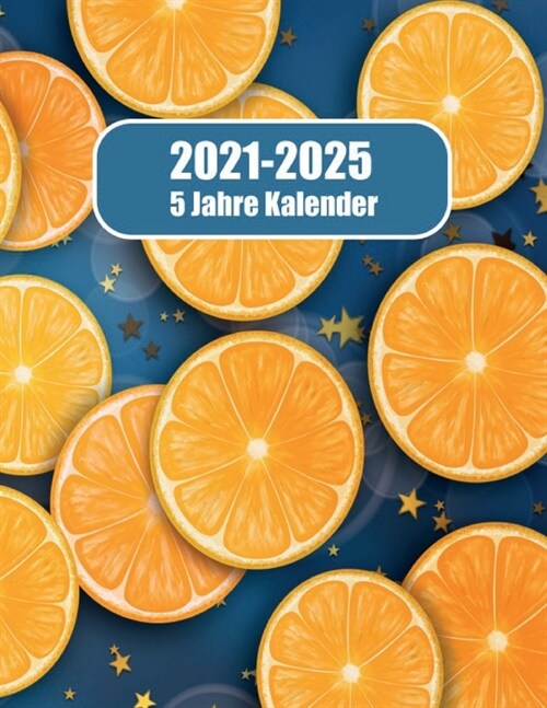 2021-2025 5 jahre kalender (Paperback)