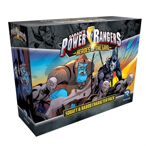 Power Rangers Heroes of the Grid Squatt & Baboo Character Pack (Board Games)