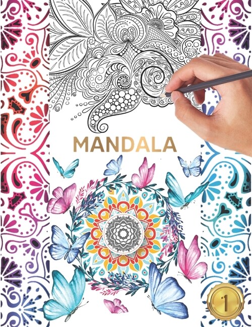 Mandala: Mandalas f? erwachsene 2020, Blumen Mandala Malbuch Achtsamkeit & Stressabbau: 60 Sch?e Blumen mandalas zum Ausmalen (Paperback)