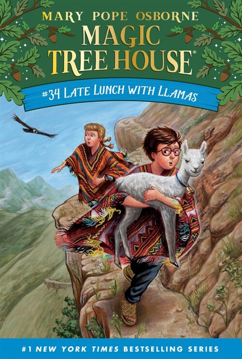 [중고] Magic Tree House #34 : Late Lunch with Llamas (Paperback)