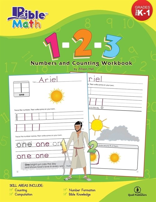 Bible Math: 1-2-3 Numbers and Counting Workbook (Paperback)