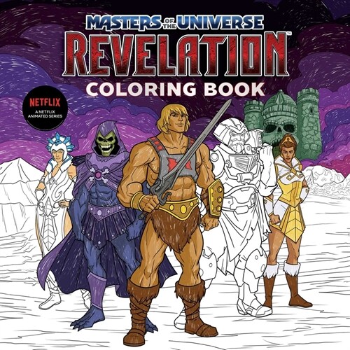 Masters of the Universe: Revelation Official Coloring Book (Essential Gift for Fans) (Paperback)