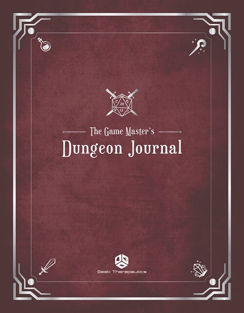 The Game Masters Dungeon Journal(garnet Red) (Paperback)