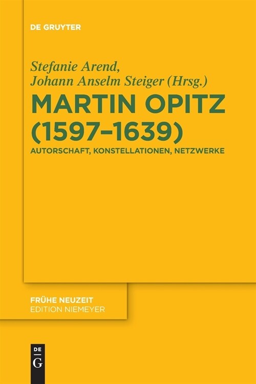 Martin Opitz (1597-1639) (Paperback)