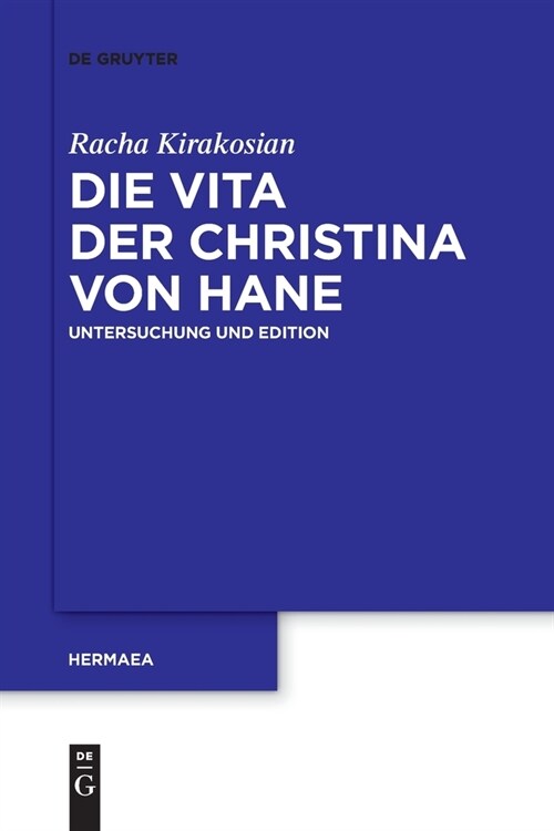 Die Vita der Christina von Hane (Paperback)