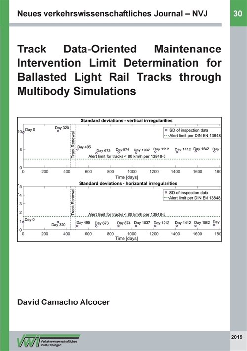 Track Data-Oriented Maintenance Intervention Limit Determination for Ballasted Light Rail Tracks through Multibody Simulations (Paperback)