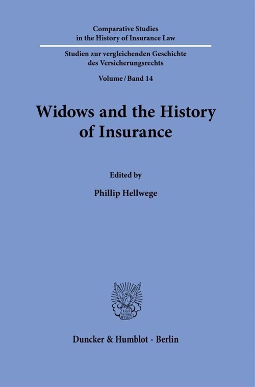 Widows and the History of Insurance (Hardcover)