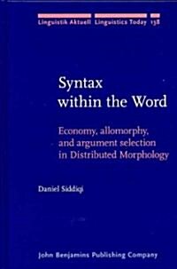 Syntax Within the Word (Hardcover)