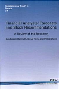 Financial Analysts Forecasts and Stock Recommendations (Paperback)