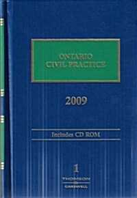 Ontario Civil Practice 2009 (Hardcover, CD-ROM)