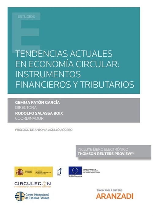 TENDENCIAS ACTUALES EN ECONOMIA CIRCULAR INSTRUMENTOS FINANC (Book)