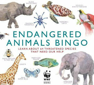 Endangered Animals Bingo : Learn About 64 Threatened Species That Need Our Help (Game)