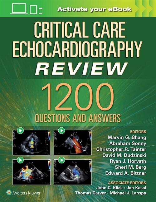 Critical Care Echocardiography Review: 1200+ Questions and Answers: Print + eBook with Multimedia (Paperback)