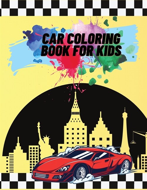 Car Coloring Book For Kids: Ages 4-8, Relaxing Coloring Book For Boys - Cool Sport Car Coloring Pages (Paperback)