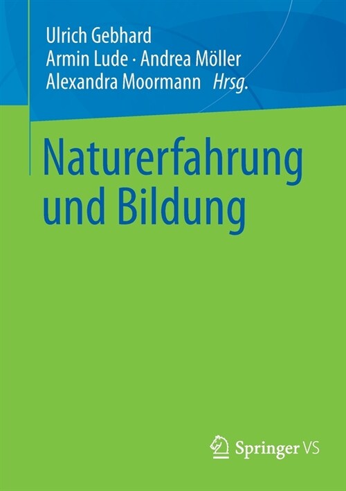 Naturerfahrung und Bildung (Paperback)