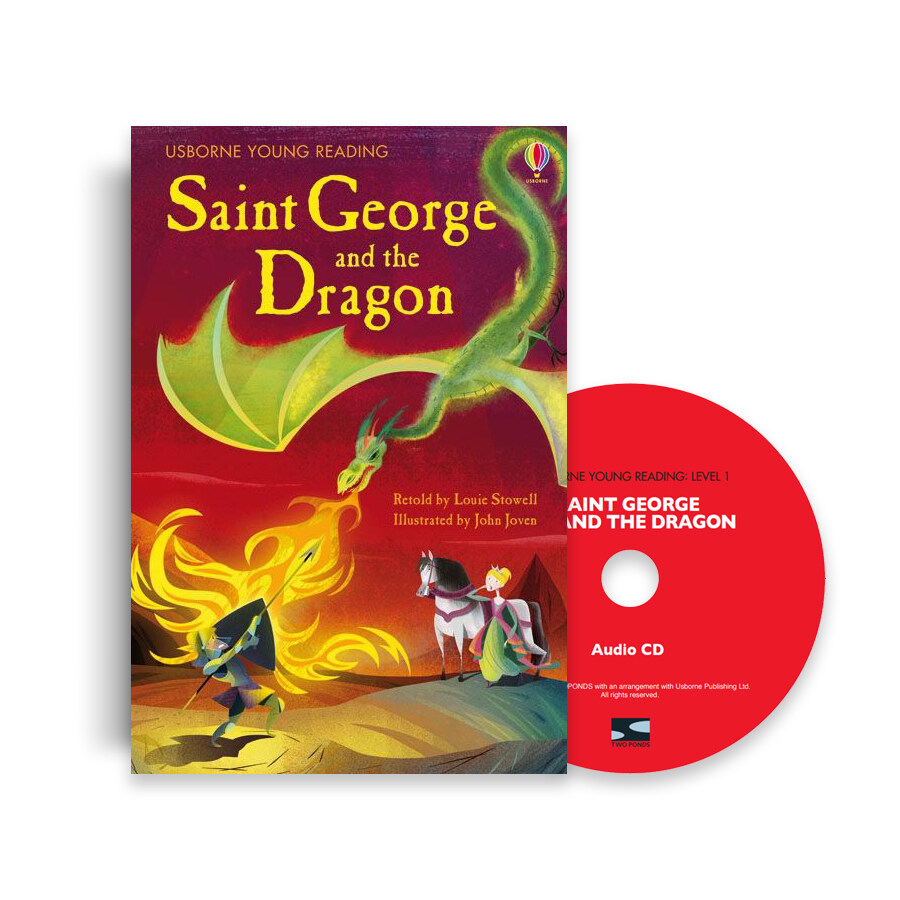 Usborne Young Reading Set 1-03 : Saint George and the Dragon (Paperback + CD)