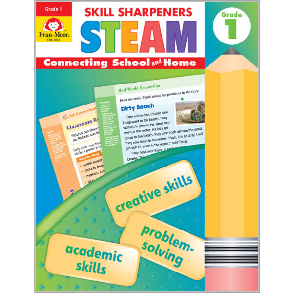 Skill Sharpeners: Steam, Grade 1 Workbook (Paperback, Teacher)