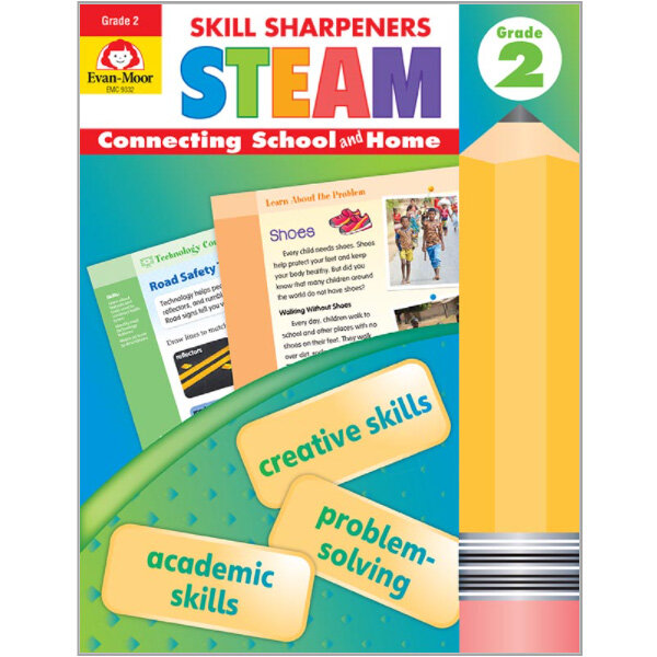 Skill Sharpeners: Steam, Grade 2 Workbook (Paperback, Teacher)