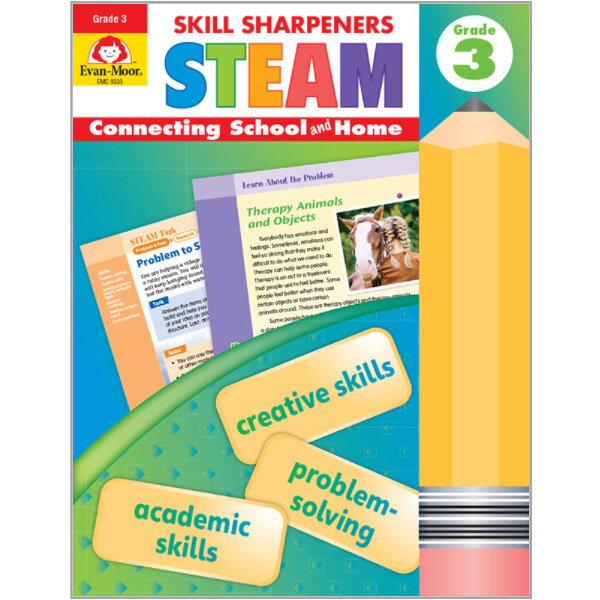 Skill Sharpeners: Steam, Grade 3 Workbook (Paperback, Teacher)