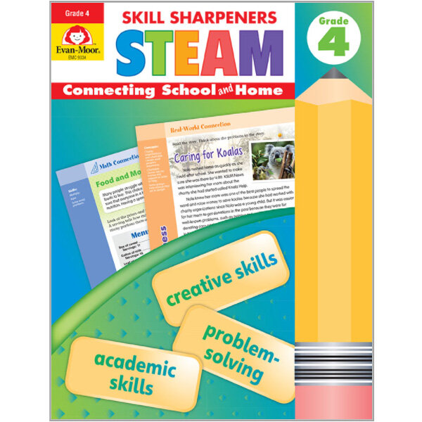 Skill Sharpeners: Steam, Grade 4 Workbook (Paperback, Teacher)
