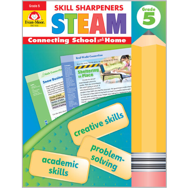 Skill Sharpeners: Steam, Grade 5 Workbook (Paperback, Teacher)