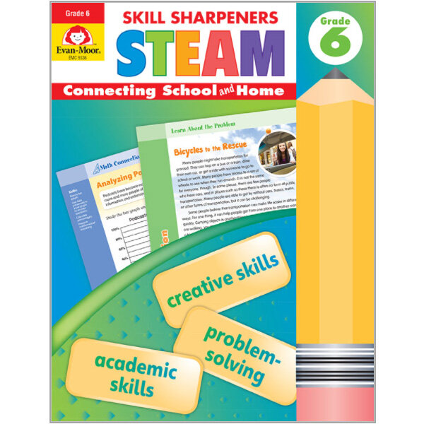Skill Sharpeners: Steam, Grade 6 Workbook (Paperback, Teacher)