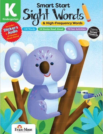 Smart Start: Sight Words & High-Frequency Words, Kindergarten Workbook (Paperback, Teacher)