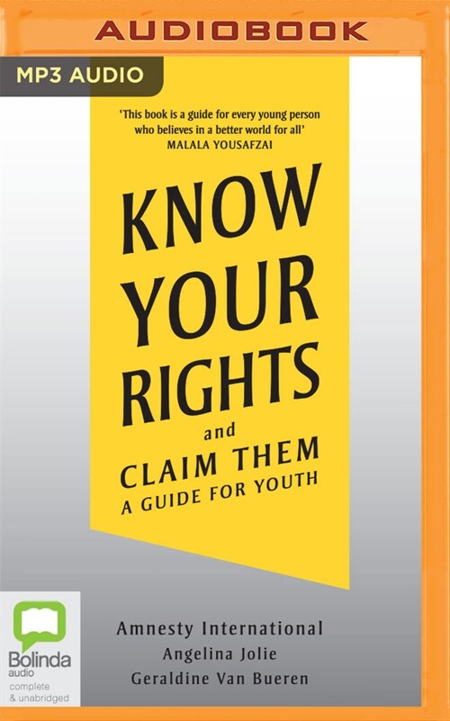 Know Your Rights and Claim Them: A Guide for Youth (MP3 CD)