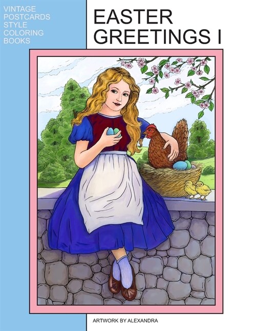 Easter Greetings I: Coloring Book (Paperback)