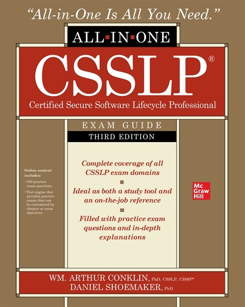 Csslp Certified Secure Software Lifecycle Professional All-In-One Exam Guide, Third Edition (Paperback, 3)