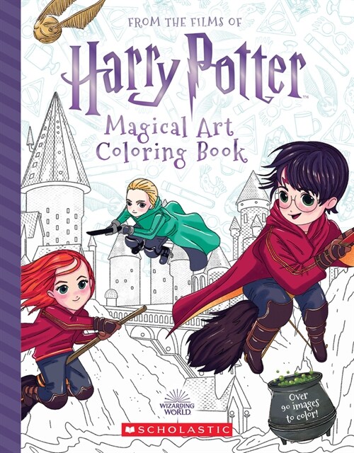 Magical Art Coloring Book (Harry Potter) (Paperback)