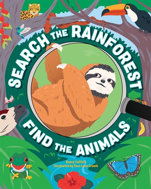 Search the Rain Forest, Find the Animals (Paperback)