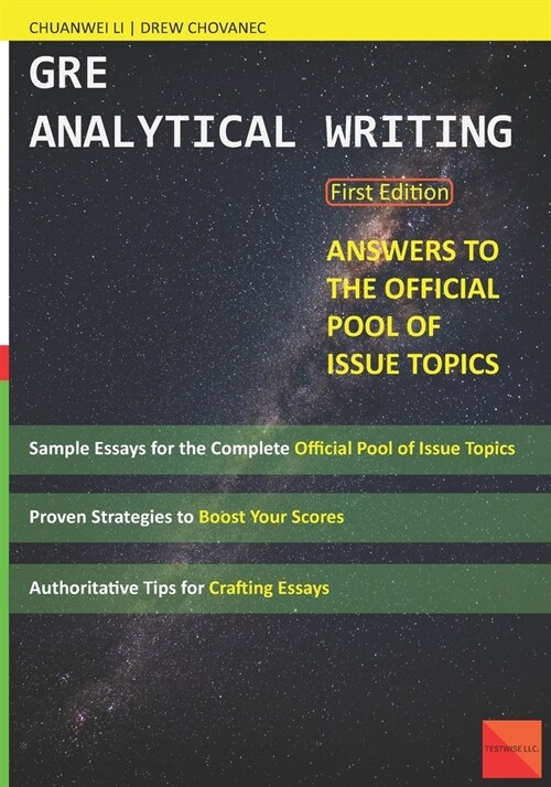 GRE Analytical Writing: Answers to the Official Pool of Issue Topics (Paperback)