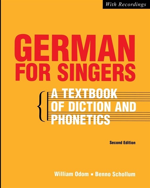 German for Singers (Paperback)